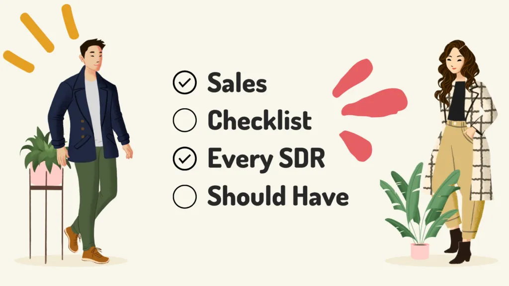 SDR checklist for top performance