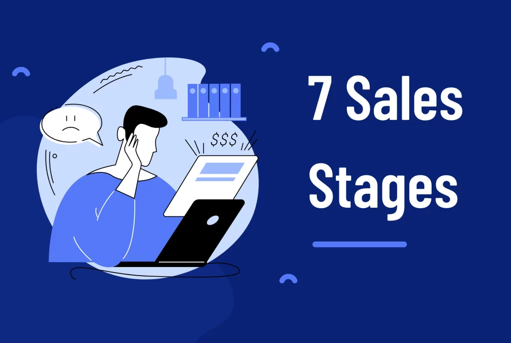 7 Sales Stages - Featured Image
