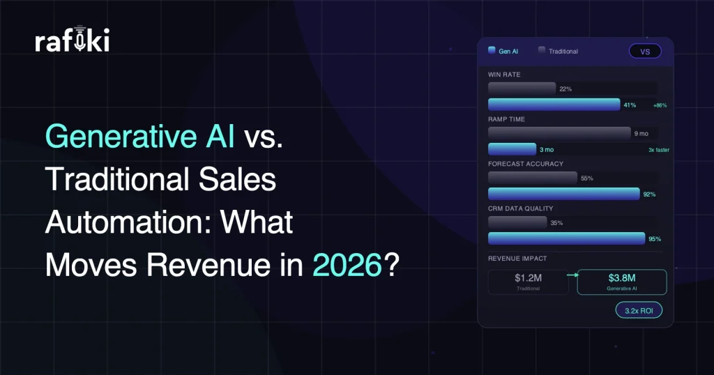 Generative AI vs. Traditional Sales Automation: What Actually Moves Revenue in 2026?