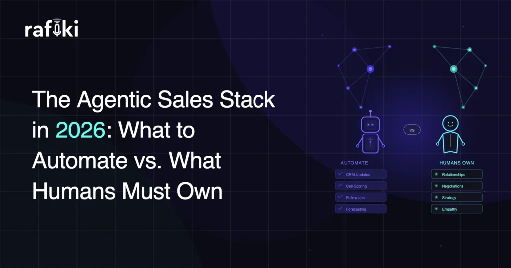 The Agentic Sales Stack in 2026: What to Automate vs. What Humans Must Own