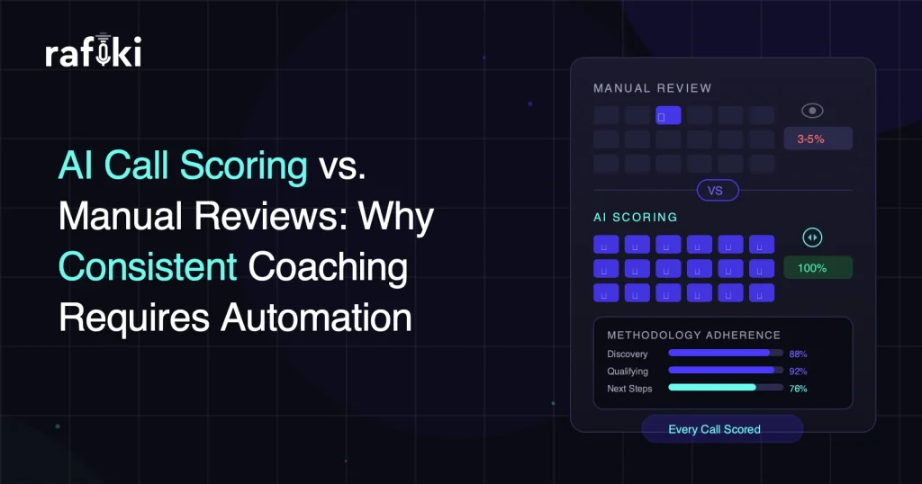 AI Call Scoring vs. Manual Reviews: Why Consistent Coaching Requires Automation