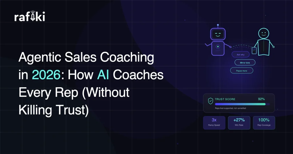 Agentic Sales Coaching in 2026: How AI Coaches Every Rep (Without Killing Trust)
