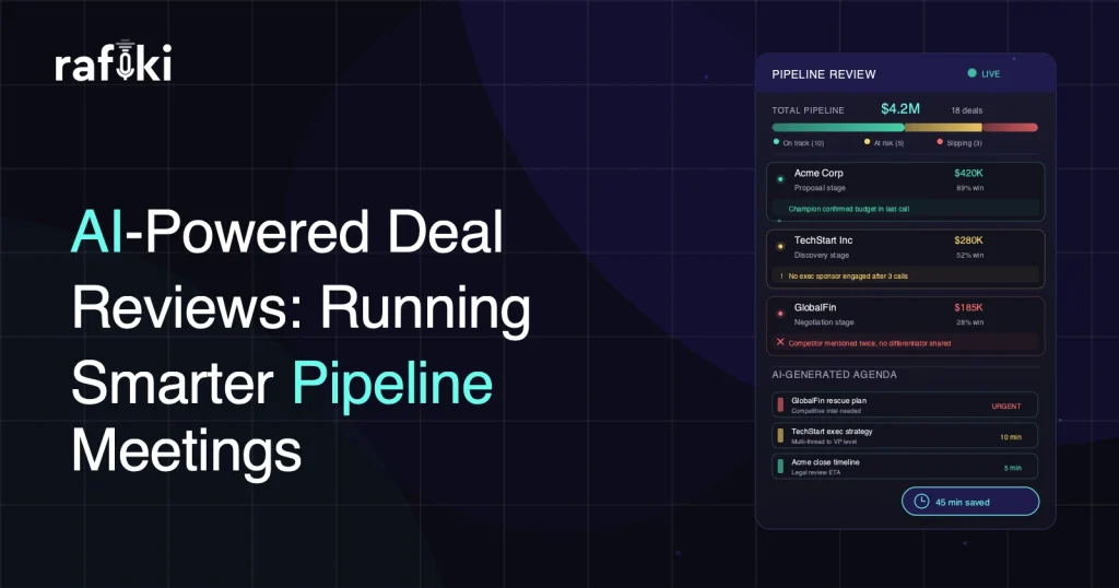 AI-Powered Deal Reviews: Running Smarter Pipeline Meetings