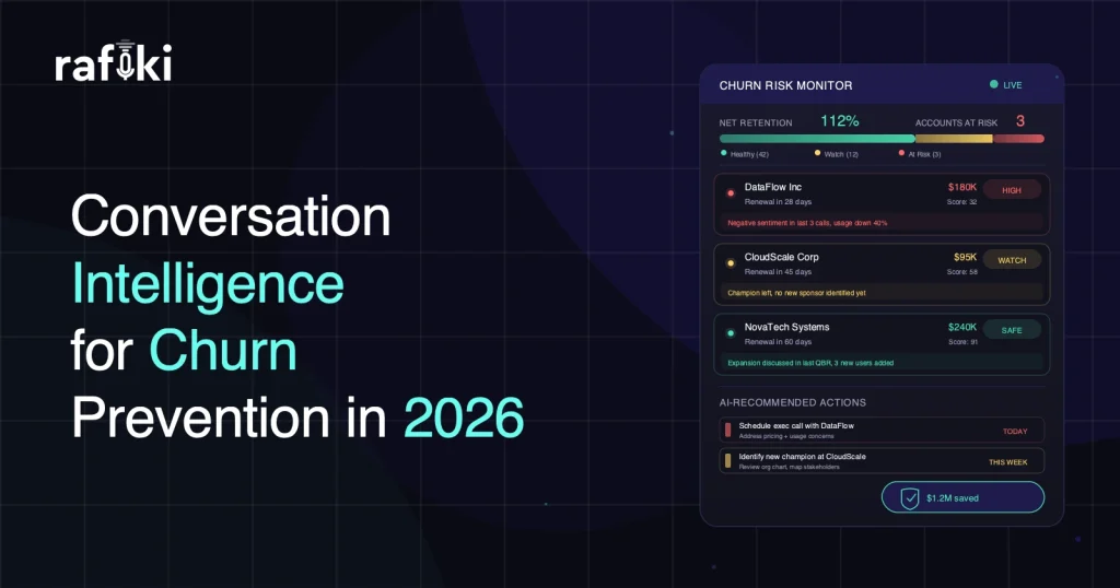 Conversation Intelligence for Churn Prevention in 2026