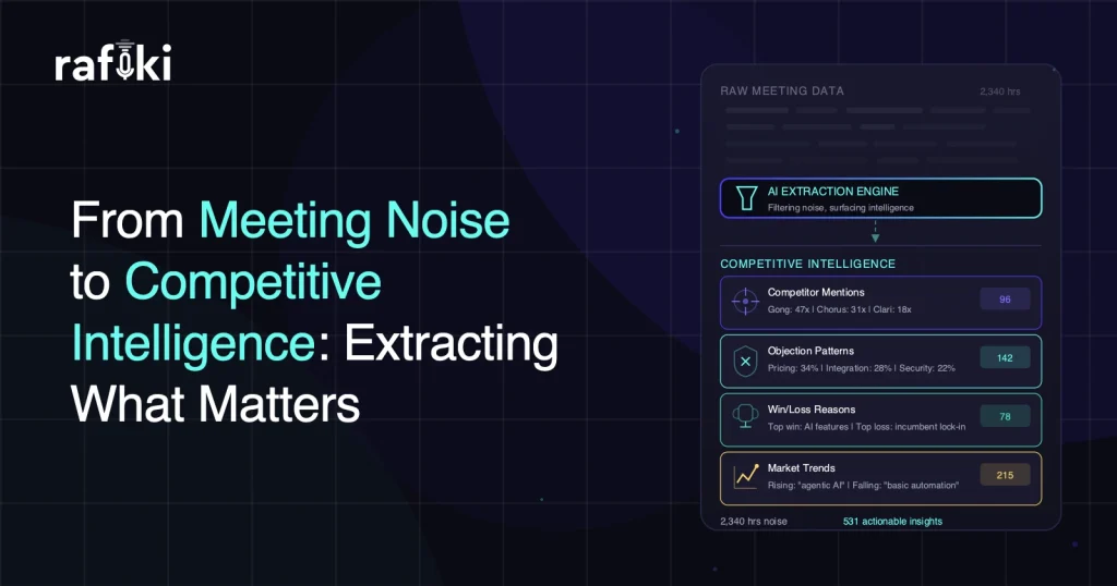 From Meeting Noise to Competitive Intelligence: Extracting What Matters
