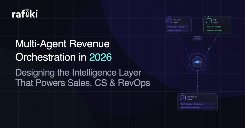 Multi-Agent Revenue Orchestration in 2026: Designing the Intelligence Layer That Powers Sales, CS, and RevOps