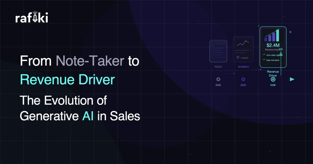 From Note-Taker to Revenue Driver: The Evolution of Generative AI in Sales