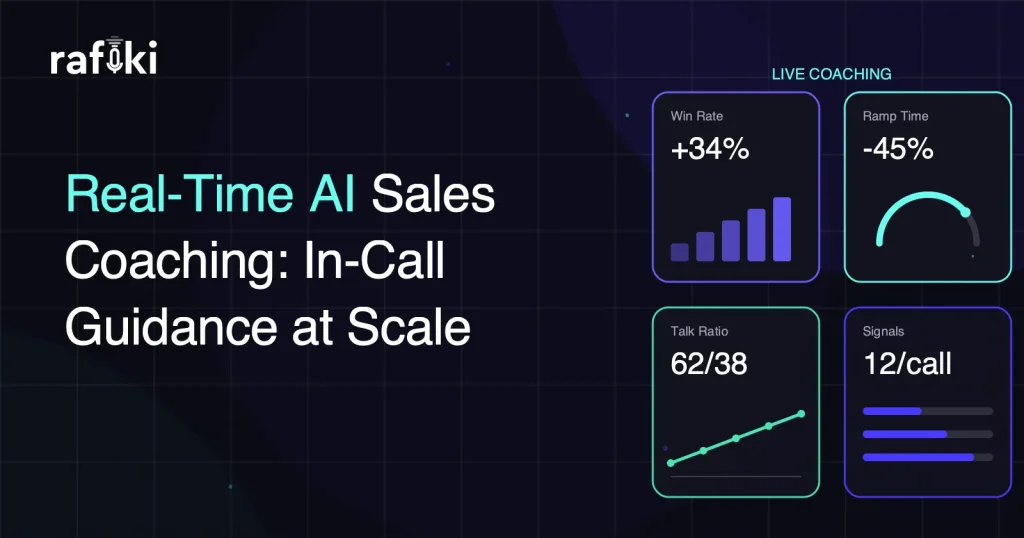 Real-Time AI Sales Coaching: In-Call Guidance at Scale