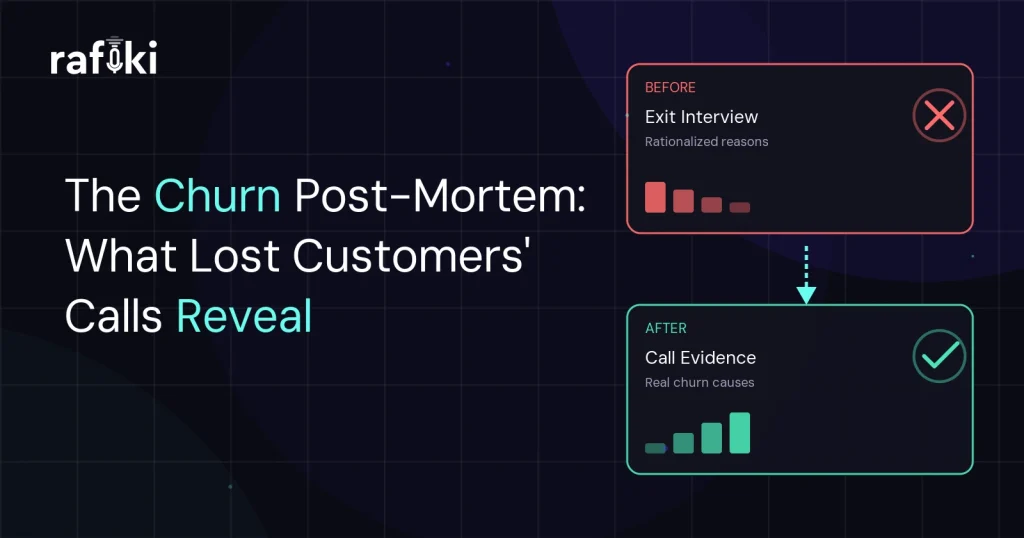 The Churn Post-Mortem: What Lost Customers' Calls Reveal