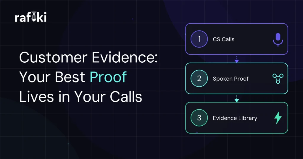 Customer Evidence: Your Best Proof Lives in Your Calls