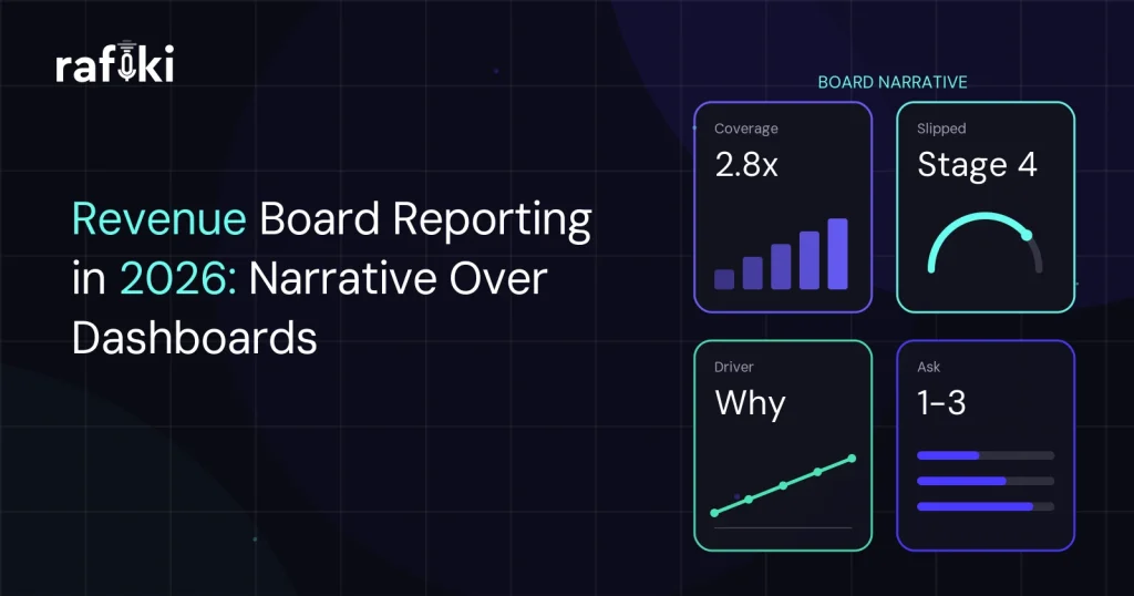 Revenue Board Reporting: Narrative Over Dashboards
