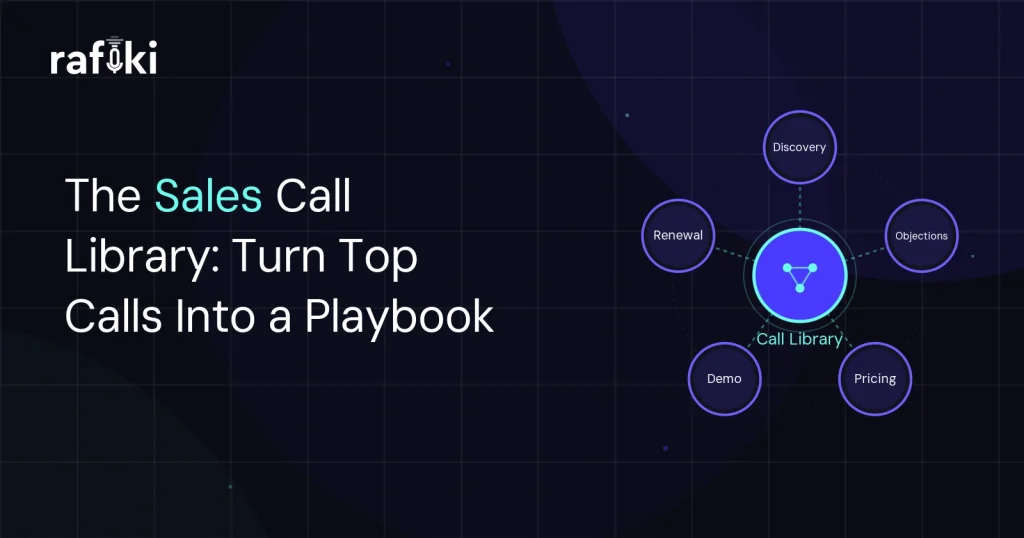 The Sales Call Library: Turn Top Calls Into a Playbook