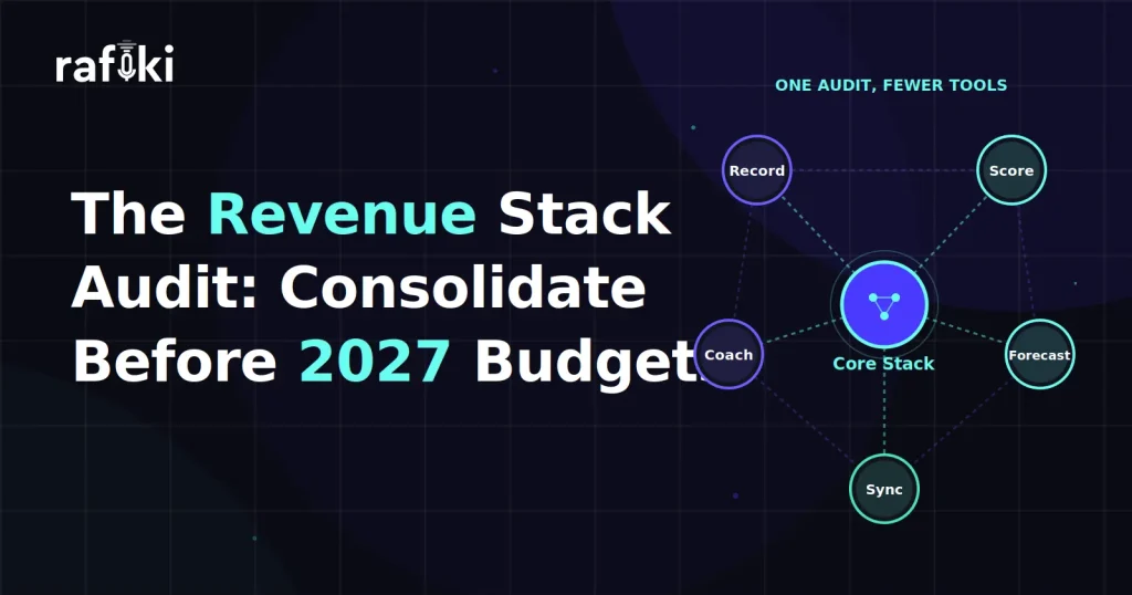 The Revenue Stack Audit: Consolidate Before 2027 Budgets