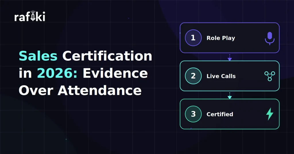 Sales Certification: Evidence Over Attendance