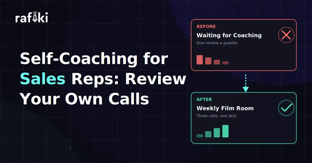 Self-Coaching for Sales Reps: Review Your Own Calls