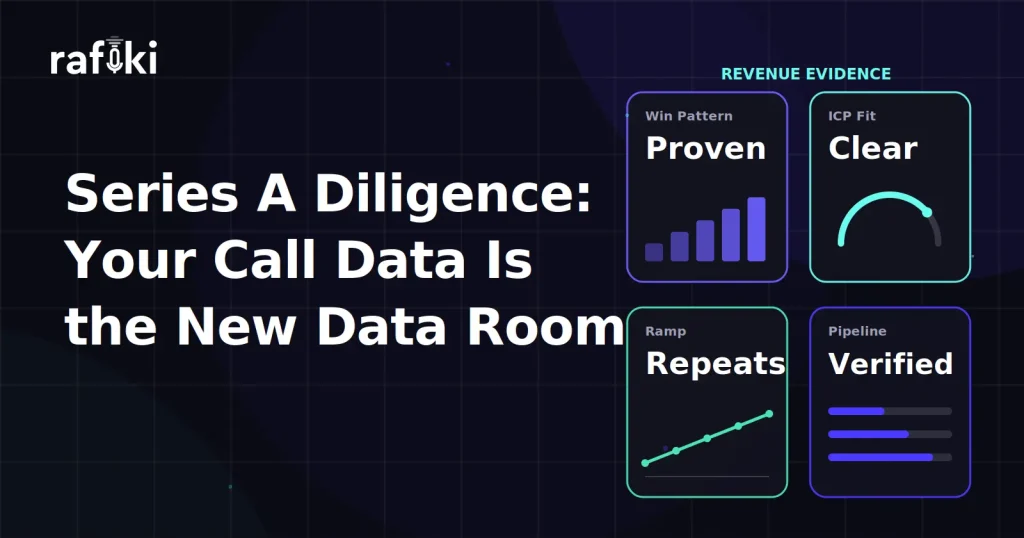 Series A Diligence: Your Call Data Is the New Data Room