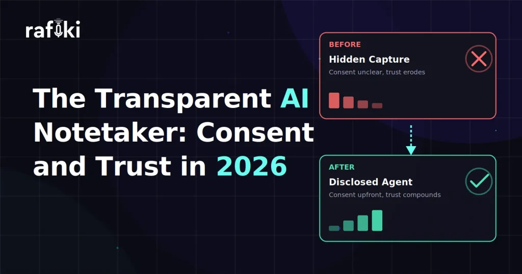 The Transparent AI Notetaker: Consent and Trust in 2026