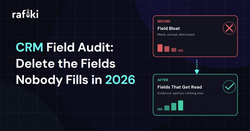 CRM Field Audit: Delete the Fields Nobody Fills in 2026