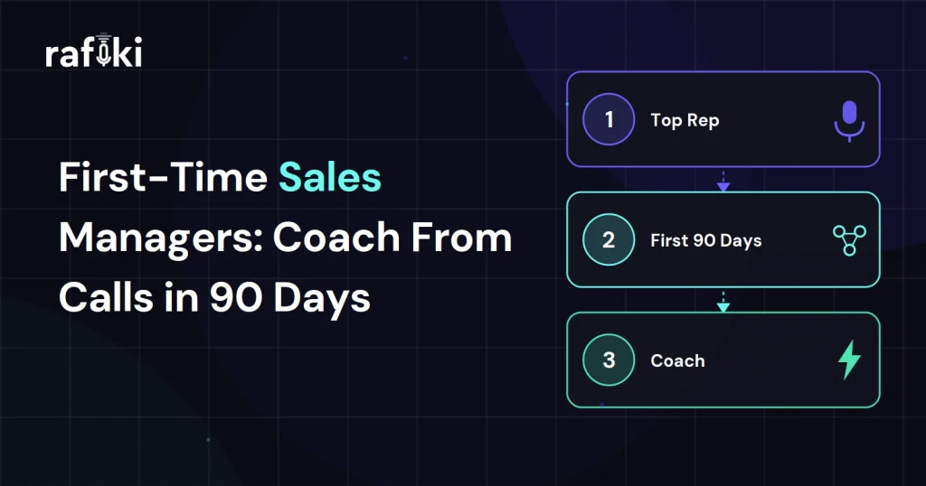 First-Time Sales Managers: Coach From Calls in 90 Days