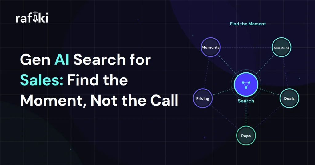 Gen AI Search for Sales: Find the Moment, Not the Call