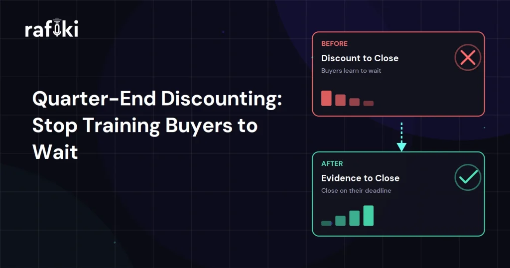 Quarter-End Discounting: Stop Training Buyers to Wait
