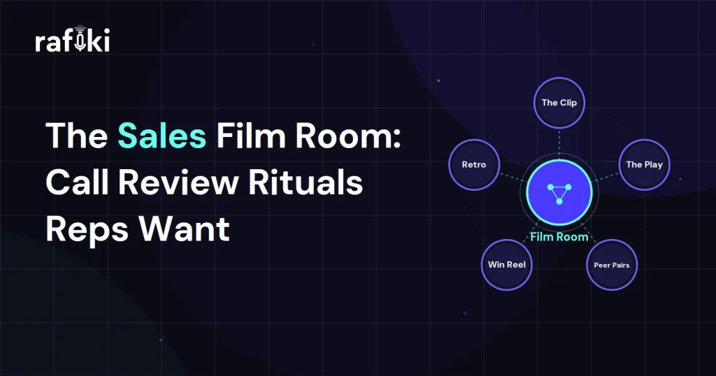 The Sales Film Room: Call Review Rituals Reps Want
